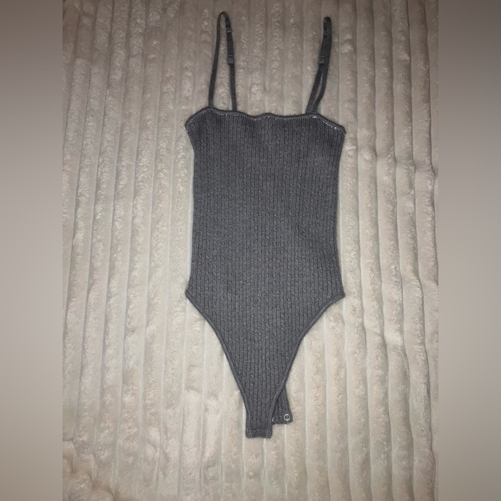 Luxe Cable-Knit Shine Bodysuit